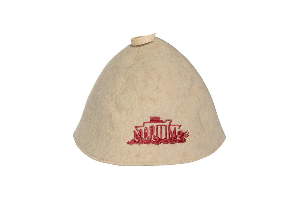 Saf Yün Sauna Şapkası